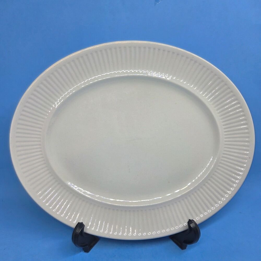 Johnson Brothers "ATHENA" White 11 1/2" X 9 1/2" Oval Platter VGC 1955-1999